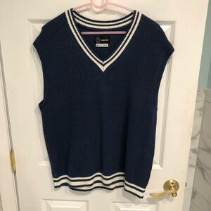 Men’s blue sweater vest